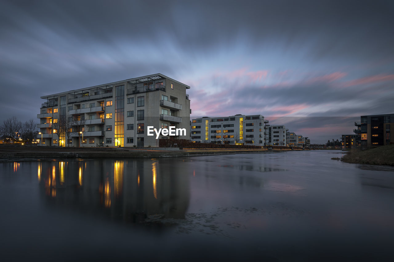 Residetial buildings in copenhagen, denmark