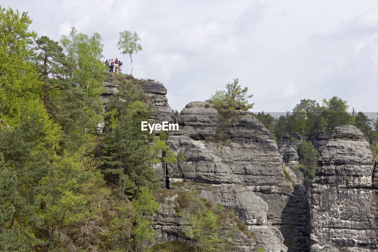 Bastei rock formations, dresden