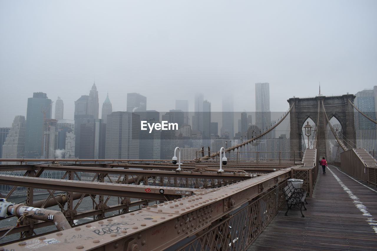 BRIDGE OVER RIVER IN CITY