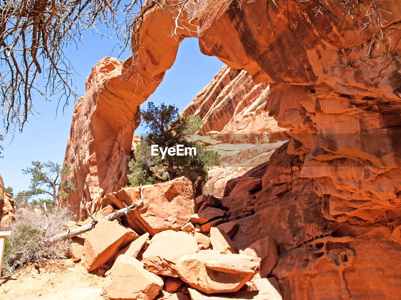 ROCK FORMATIONS AT CANYON