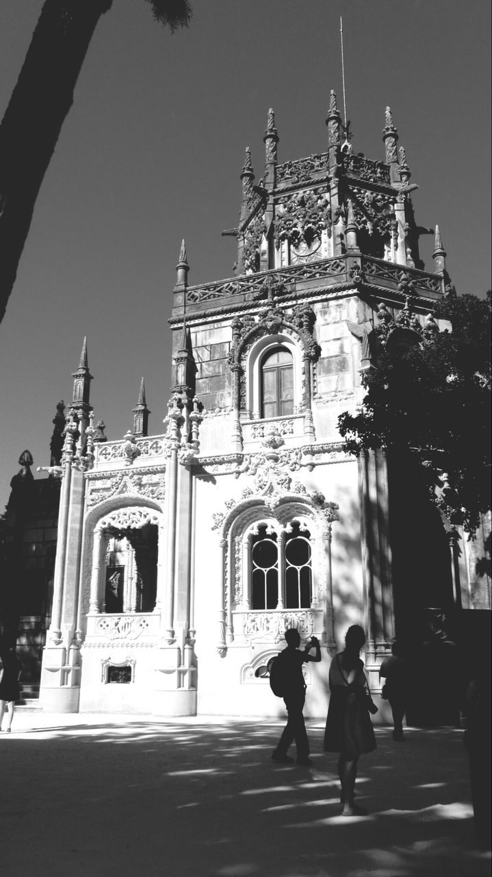 Quinta da regaleira against clear sky