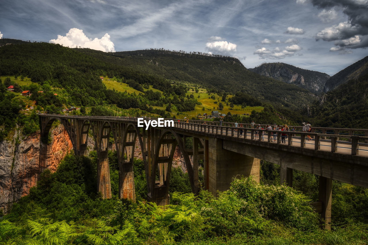 BRIDGE AGAINST SKY