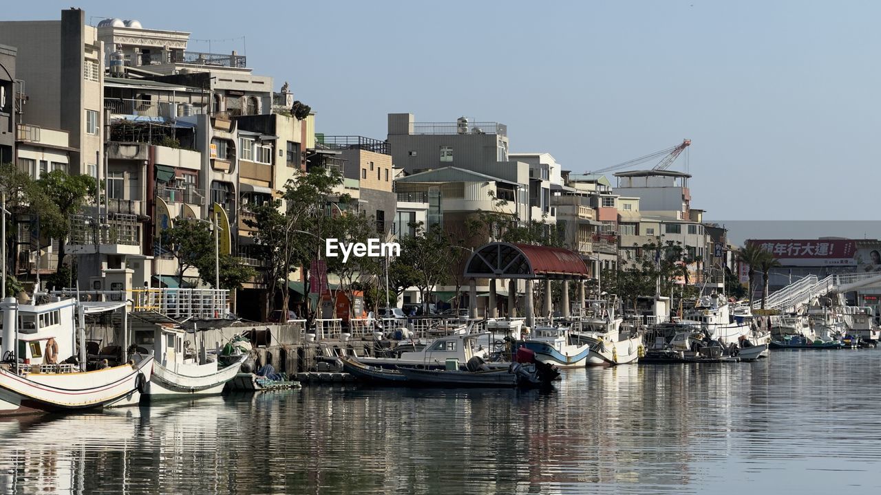 boats in harbor