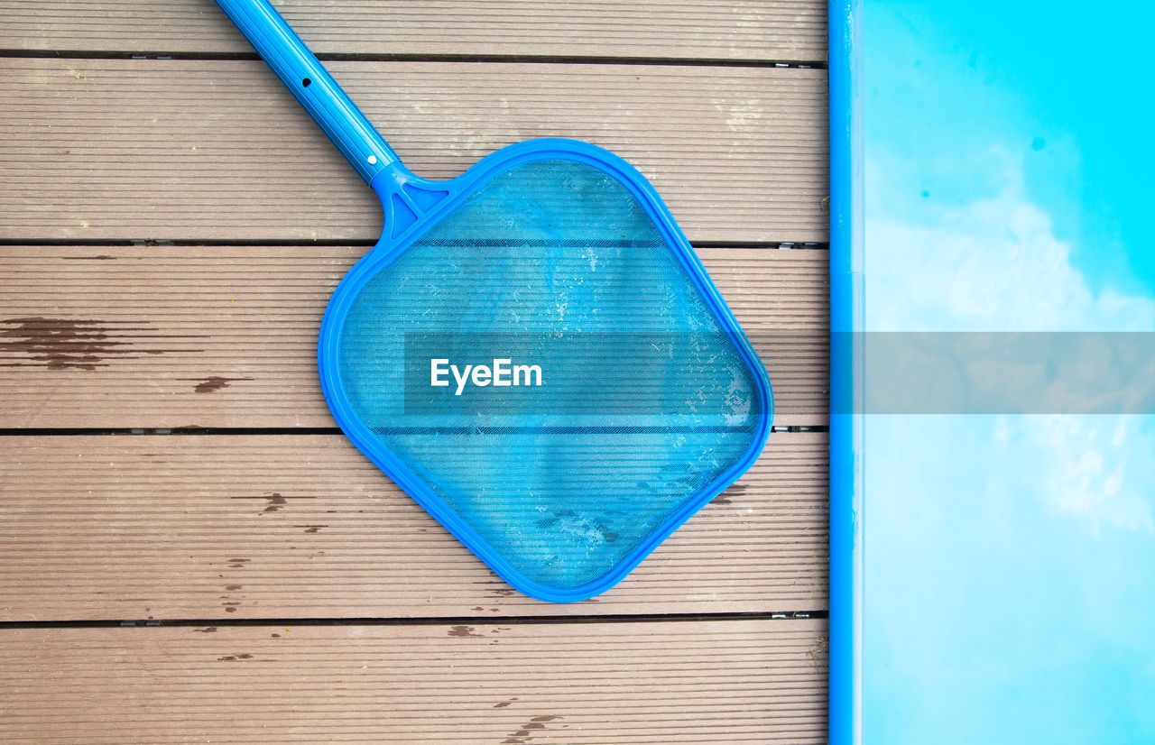 directly above shot of wooden spoon on table