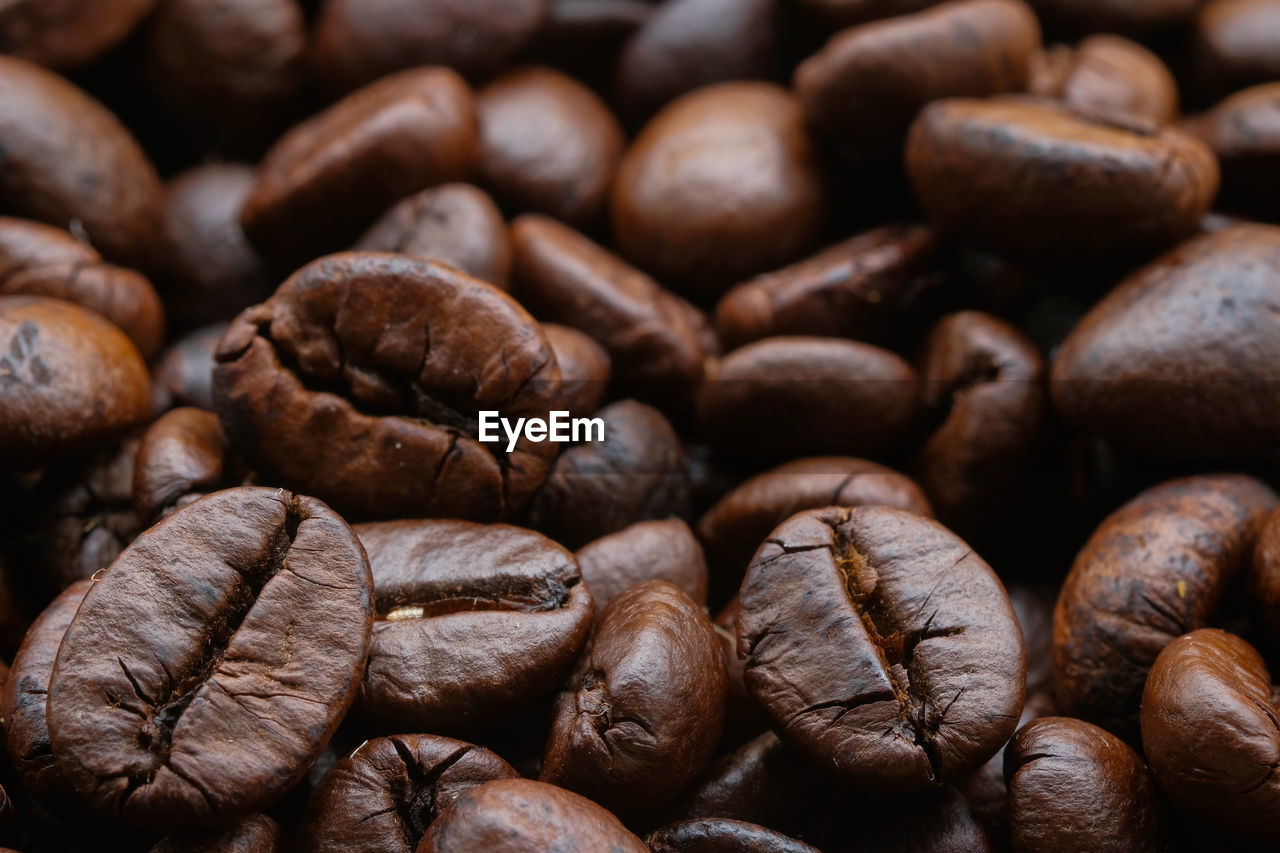 Detail shot of coffee beans