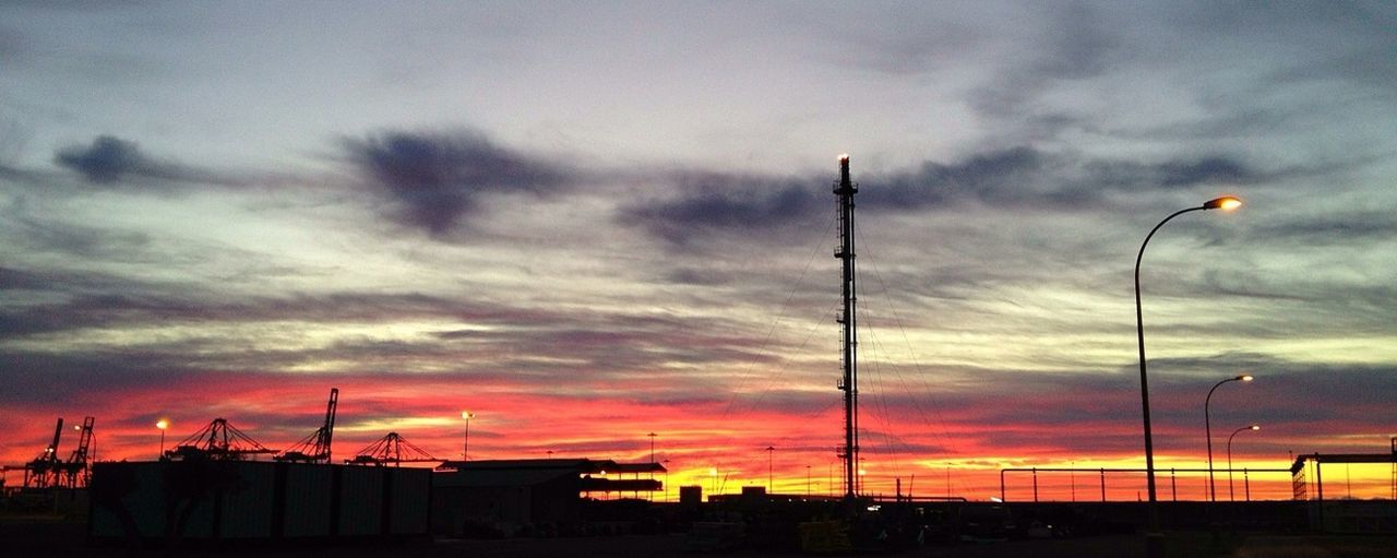 VIEW OF CLOUDY SKY AT SUNSET