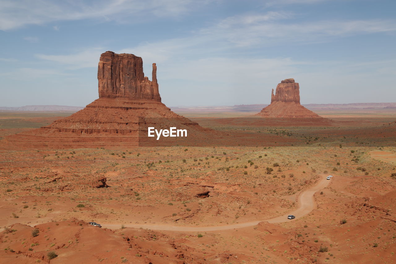 ROCK FORMATIONS IN DESERT