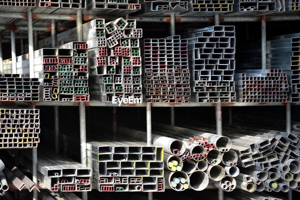 Metal tubes and pipes wholesale stock in ha tinh, vietnam.