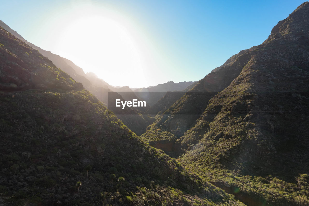 scenic view of mountains