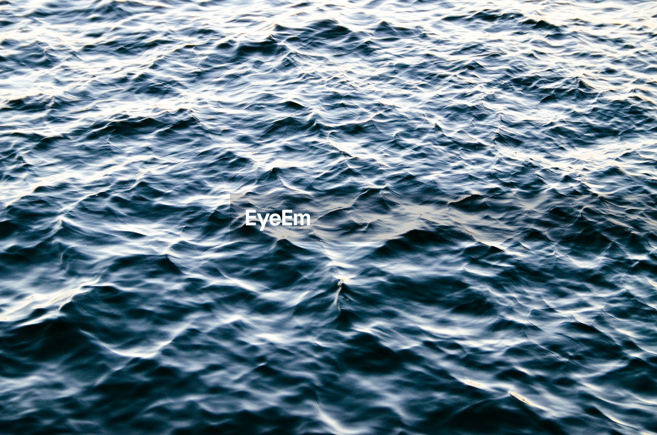 Full frame shot of rippled water