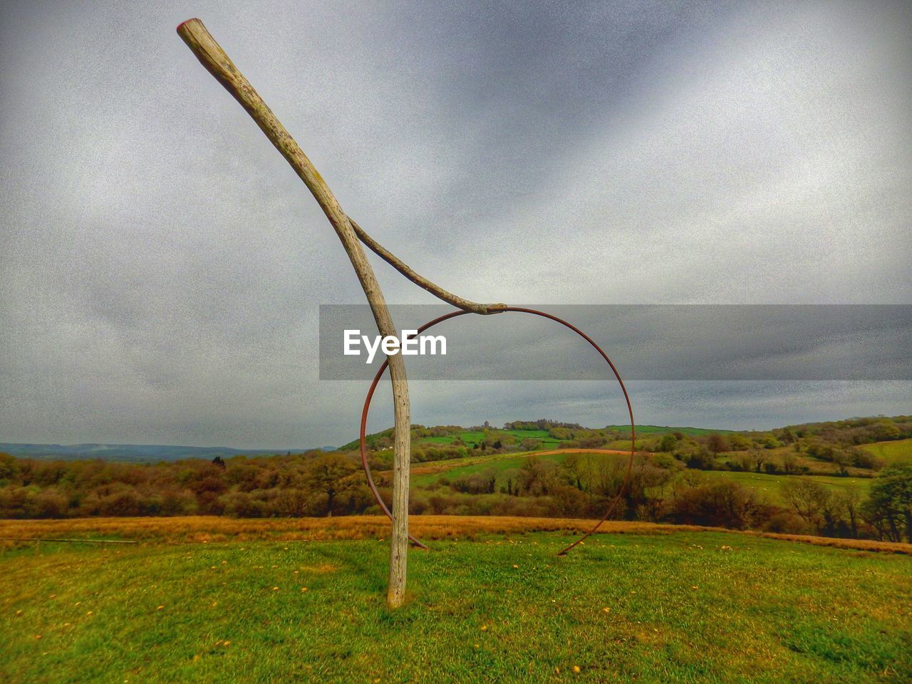 Sculpture against sky at national botanic garden of wales