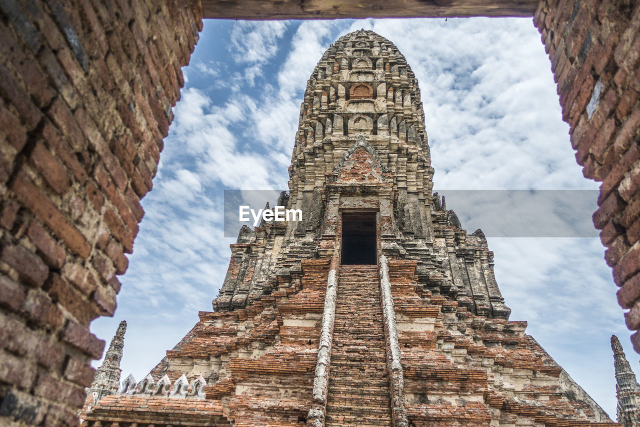Low angle view of a temple