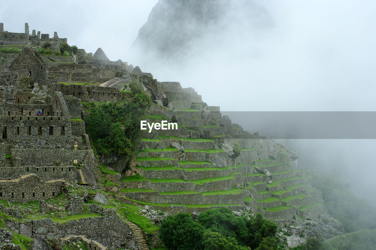 Steeps of the machu picchu