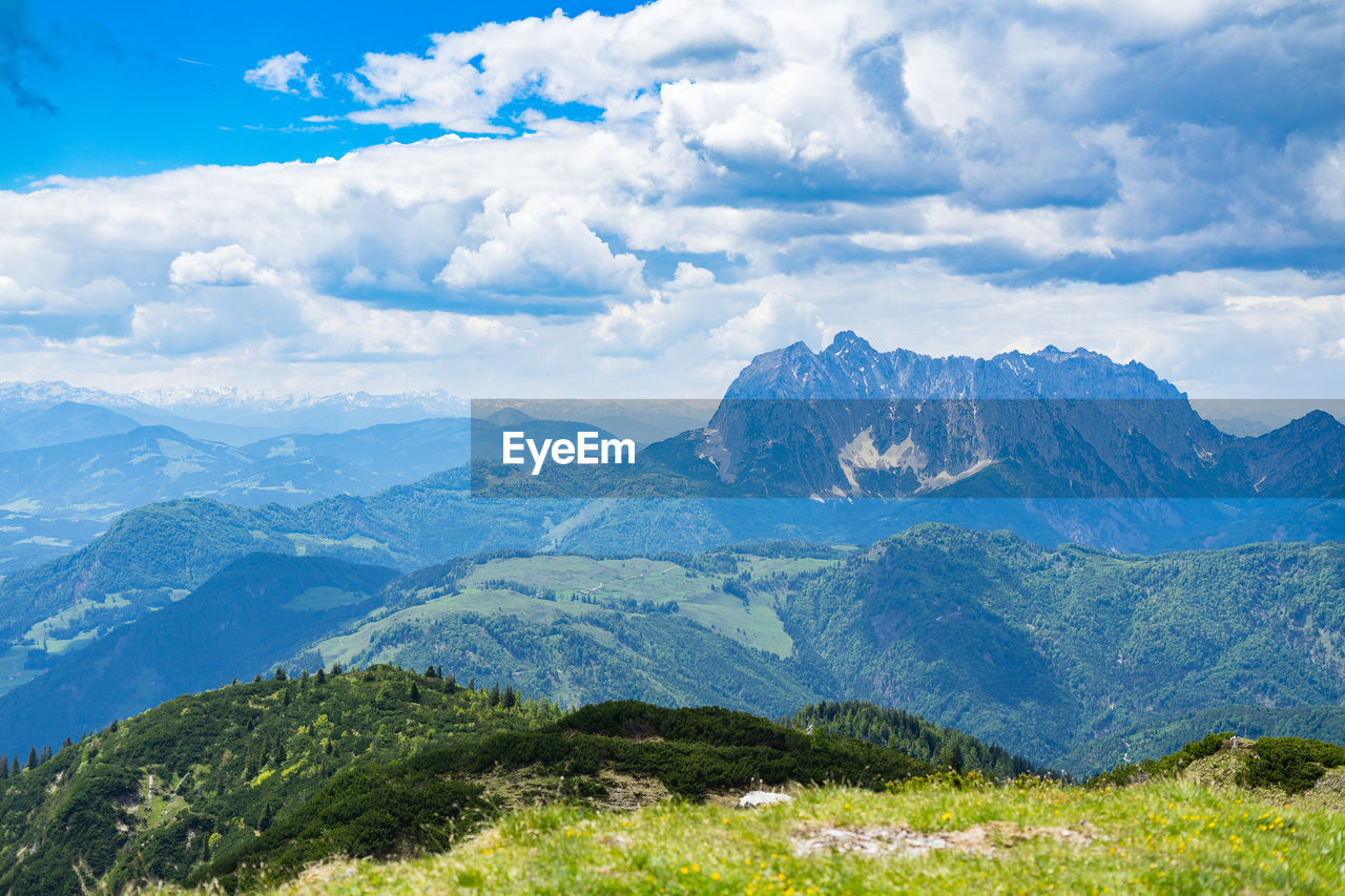 SCENIC VIEW OF MOUNTAIN RANGE AGAINST SKY