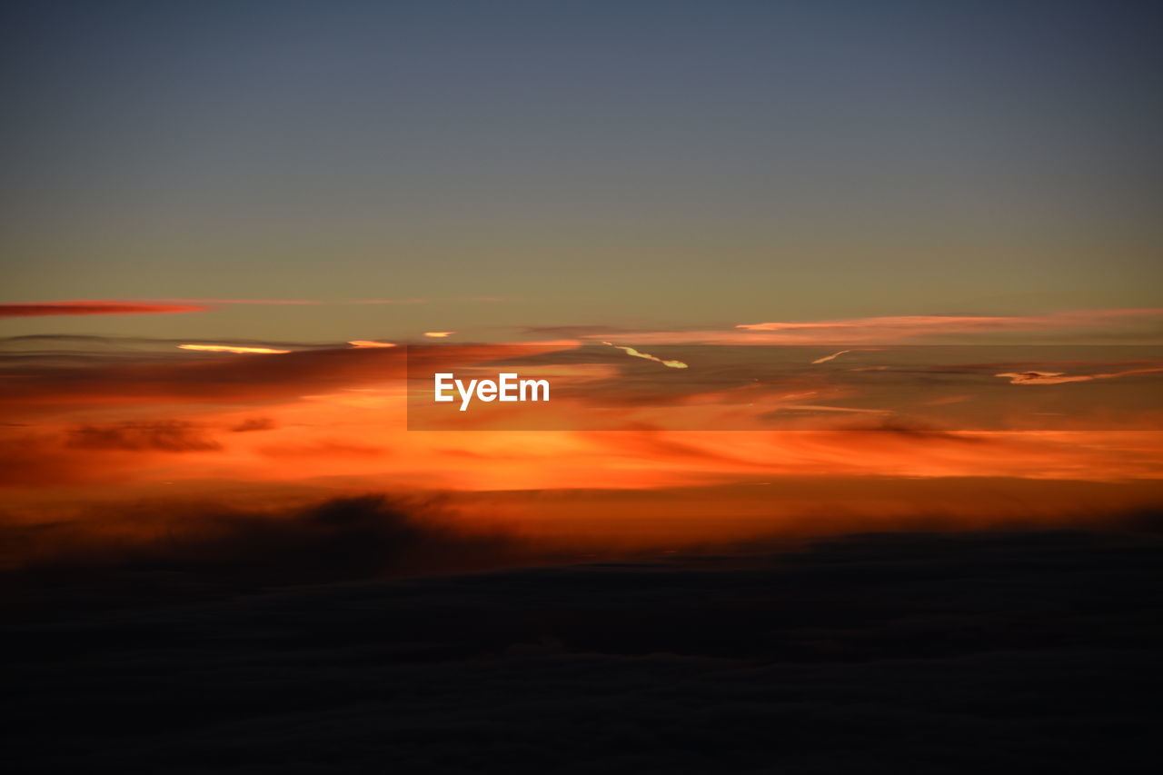 SCENIC VIEW OF CLOUDY SKY DURING SUNSET