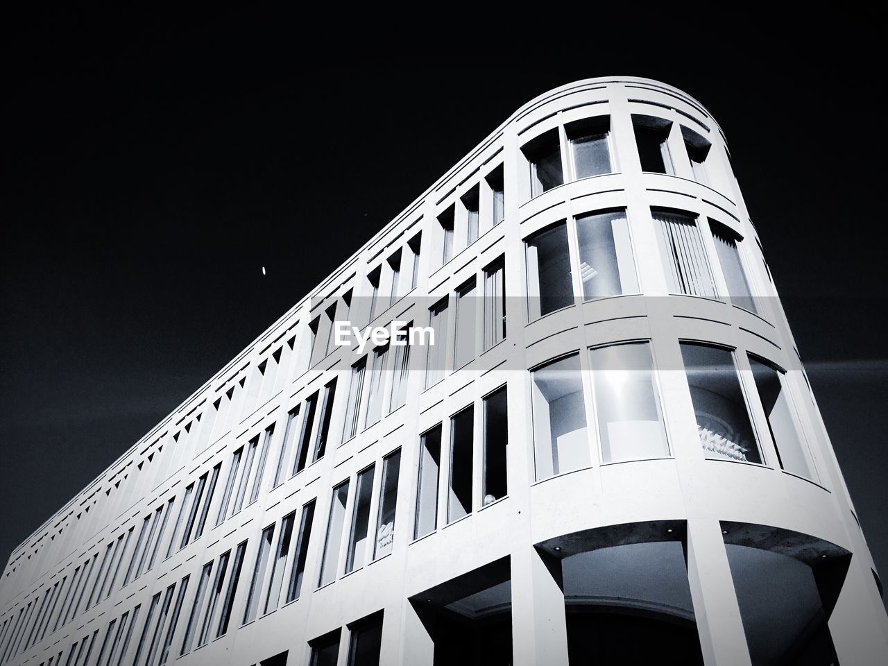 Low angle view of building against clear sky