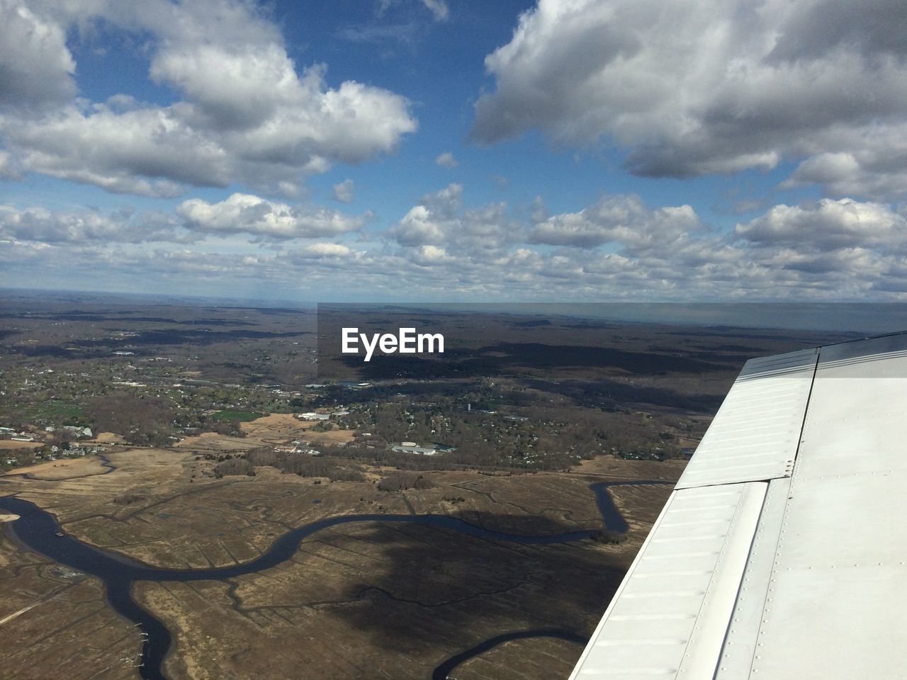 Landscape seen from airplane