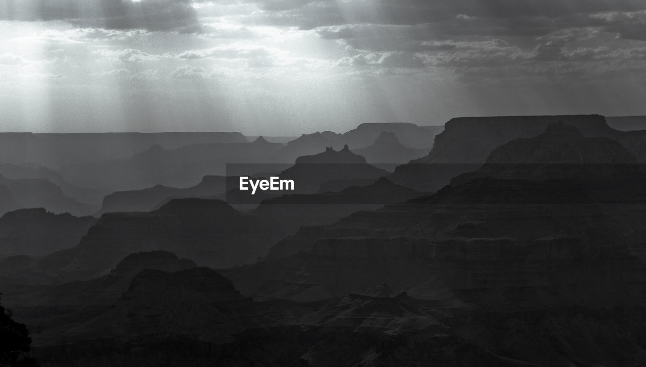 Scenic view of mountains at grand canyon national park