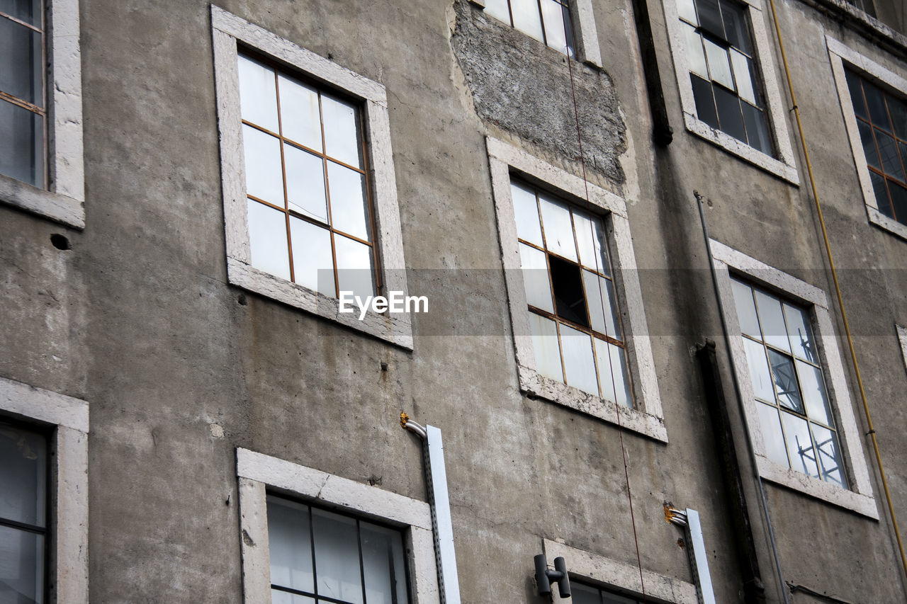 Low angle view of residential building