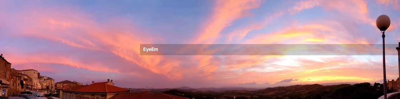 Sunset panoramic