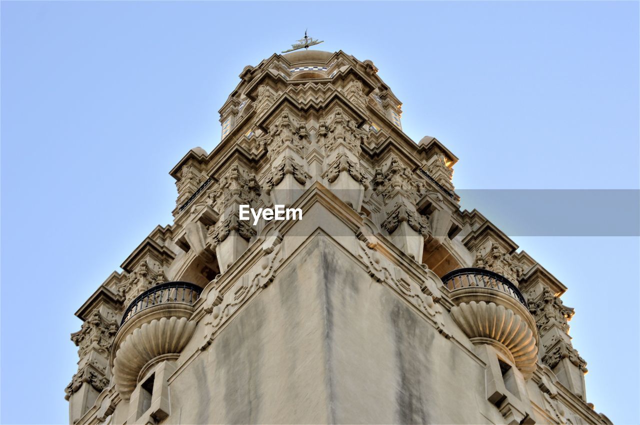 Low angle view of historical building against sky