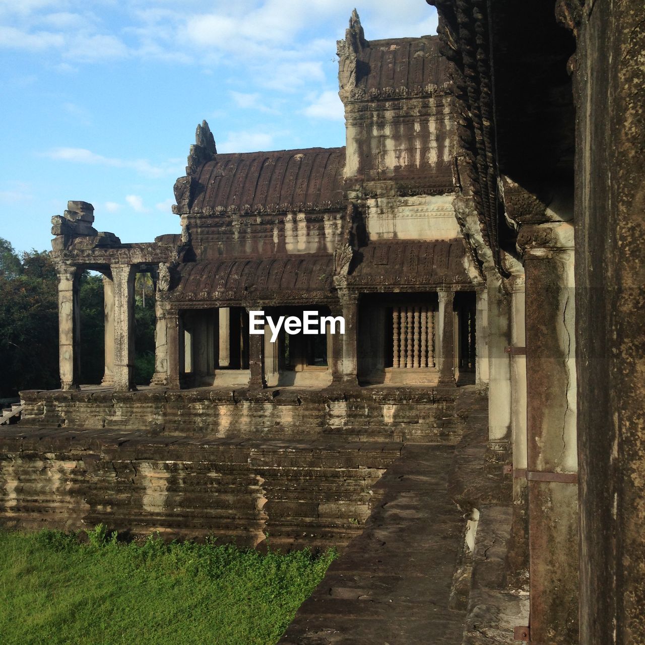 Cropped built structure against the sky