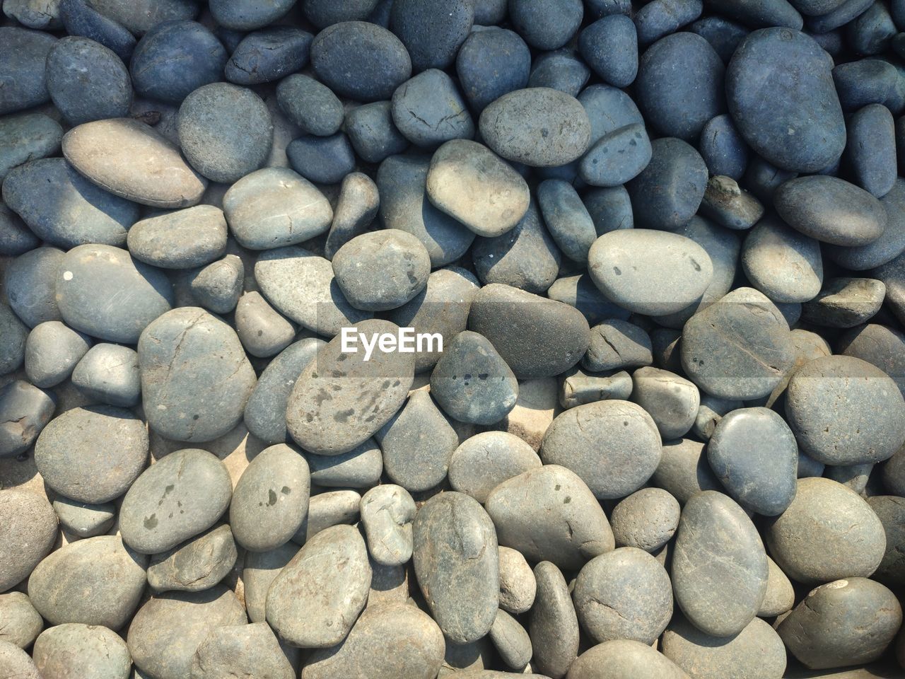 Full frame shot of pebbles