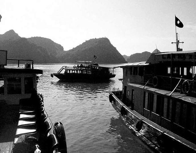 VIEW OF BOATS IN HARBOR