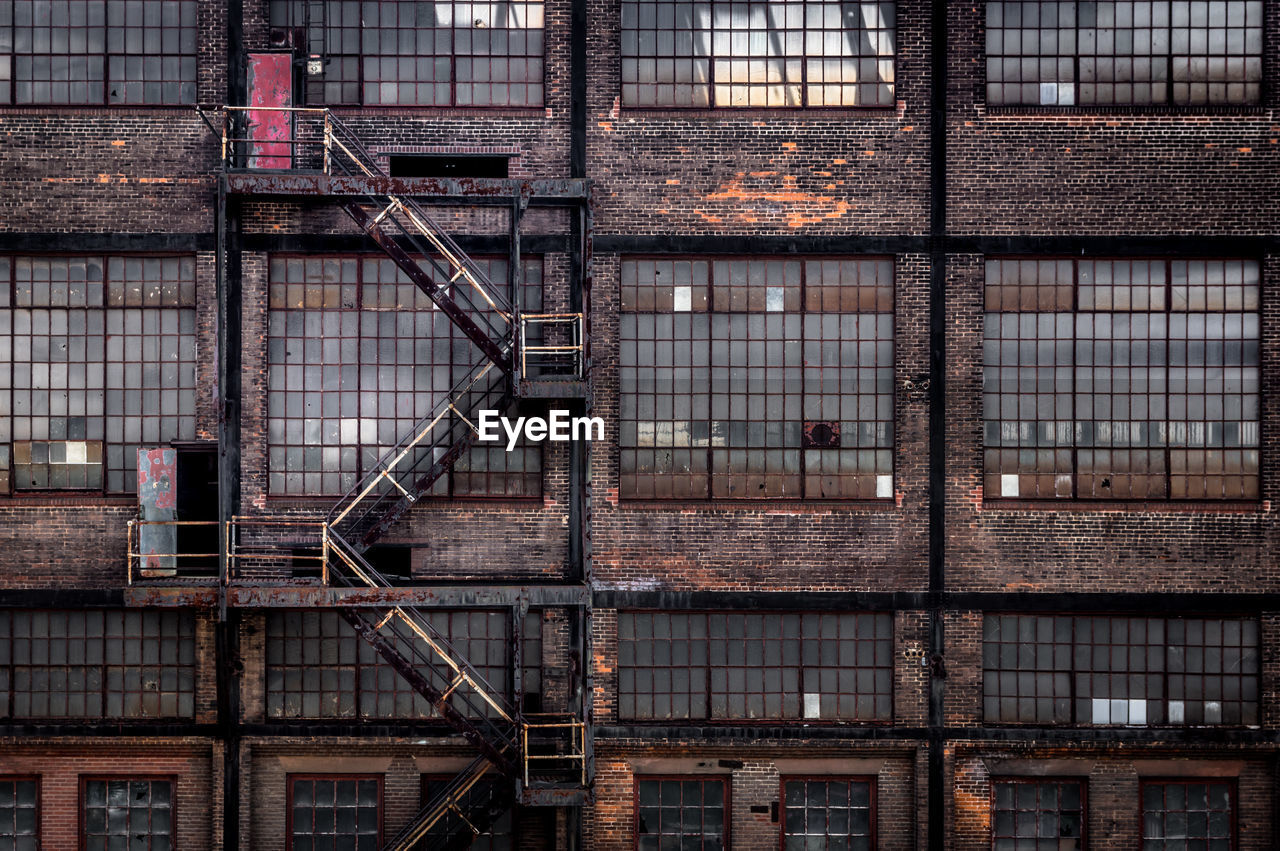 Full frame shot of old building in city