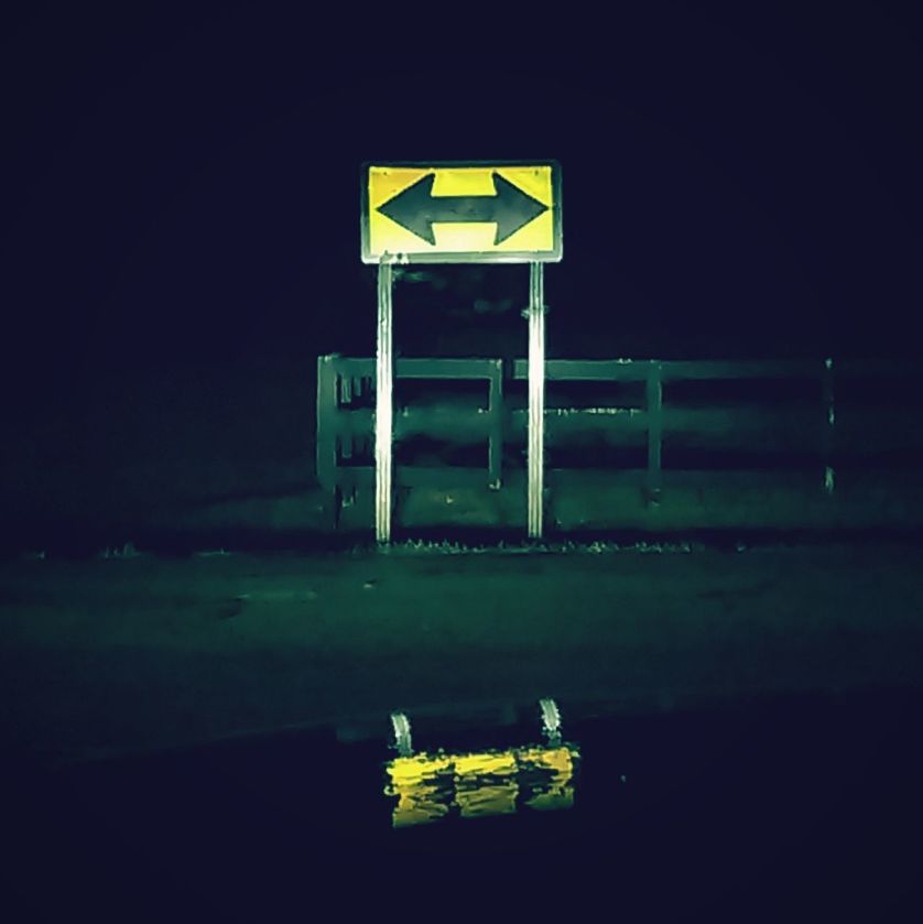 VIEW OF YELLOW LIGHTS