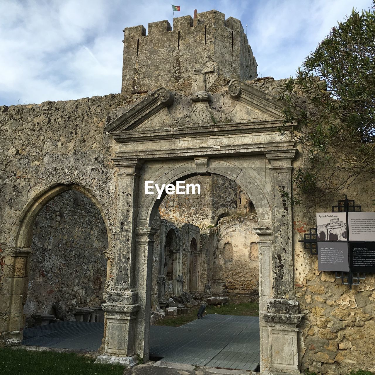 View of old ruin