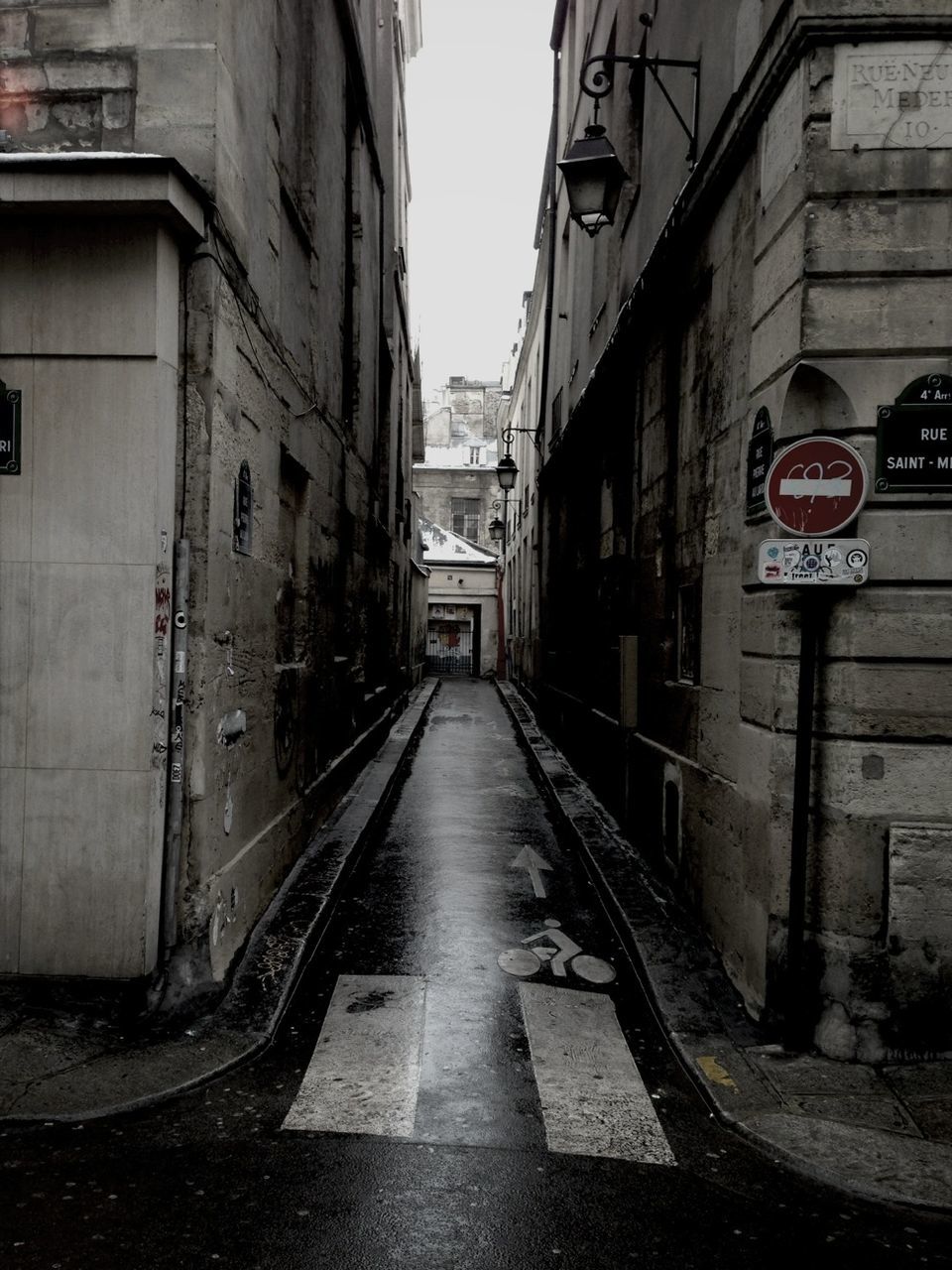 Street amidst buildings in city