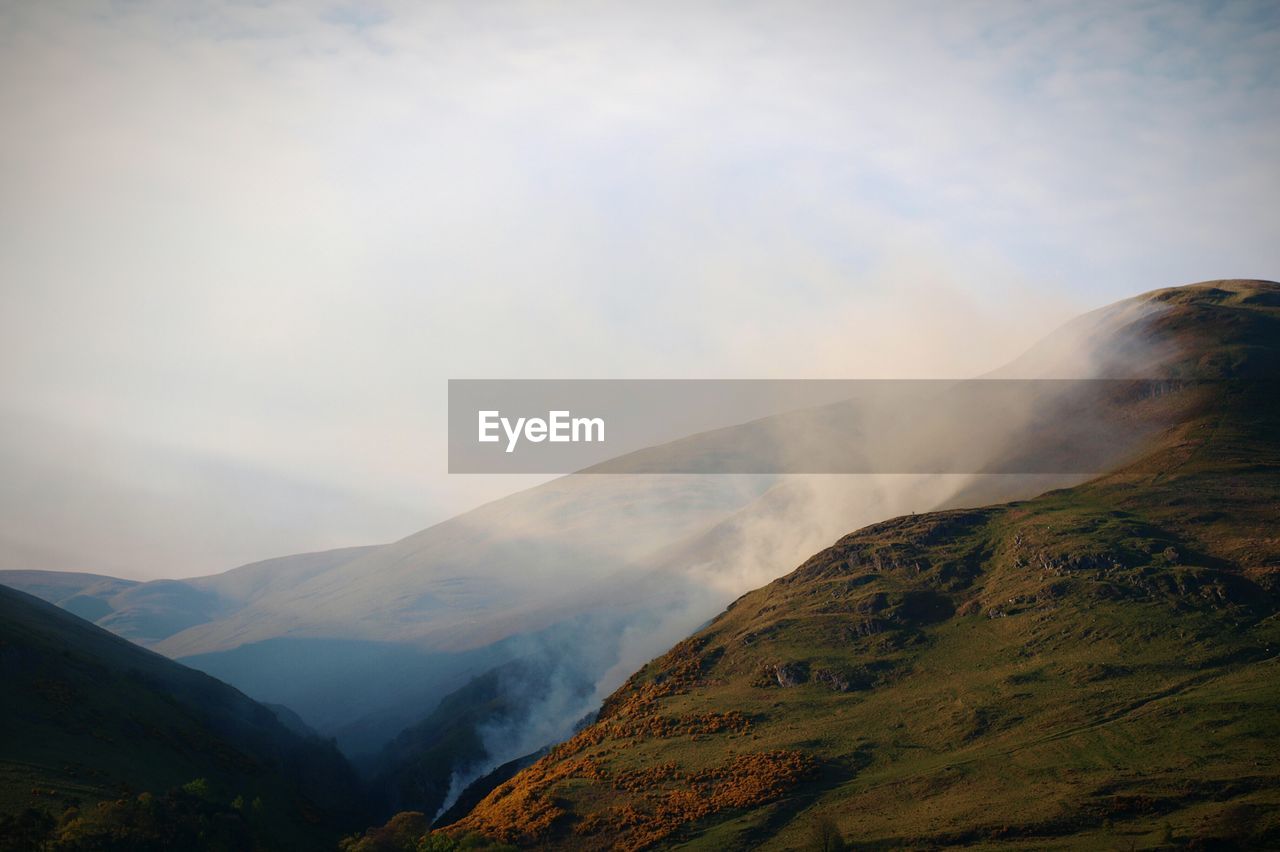 View of mountain range