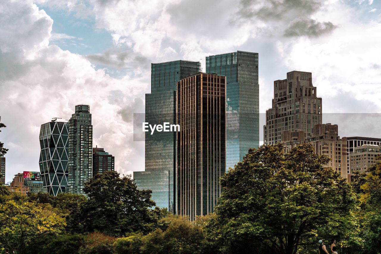 modern buildings in city against sky