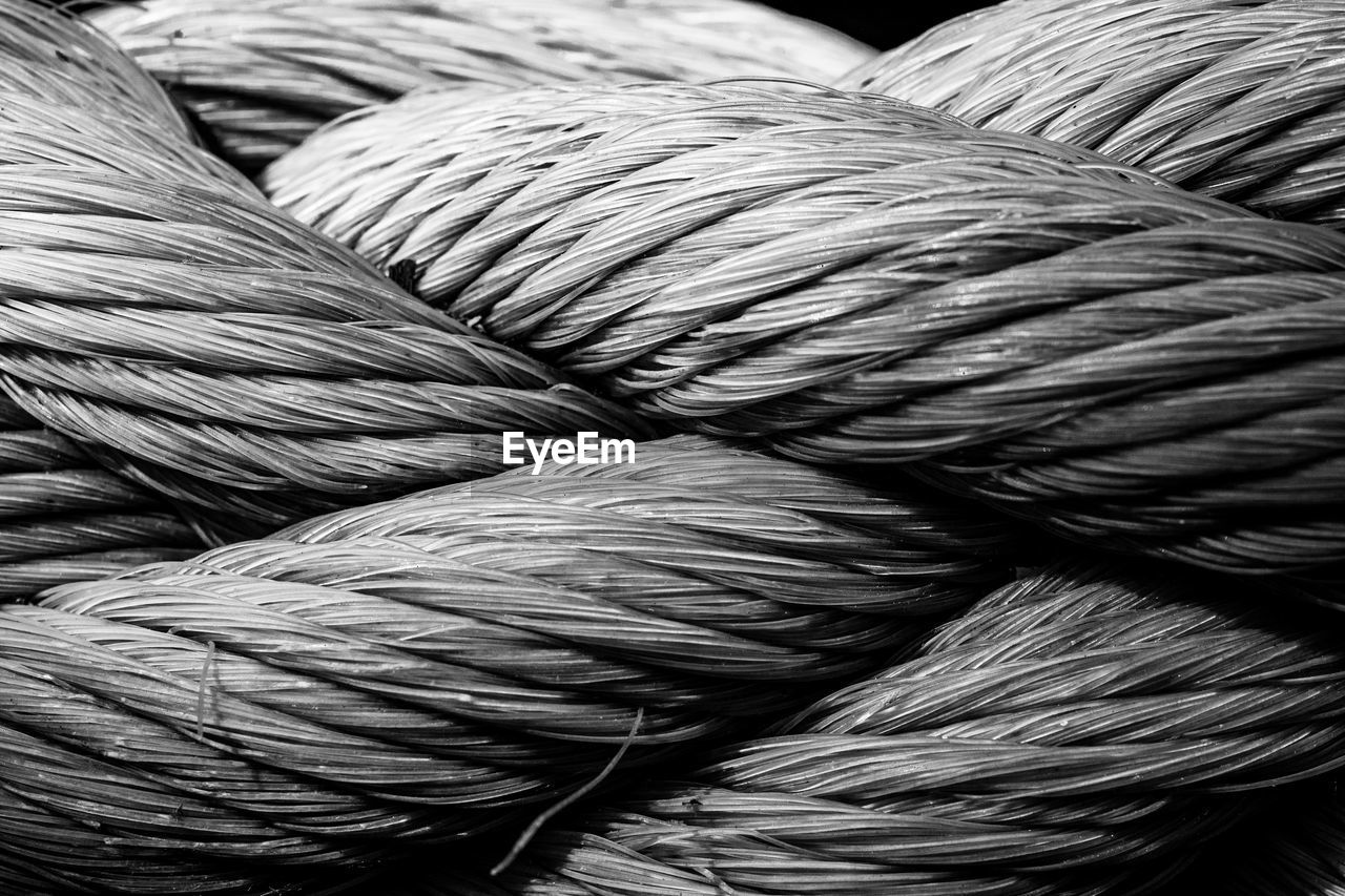 Full frame shot of ropes