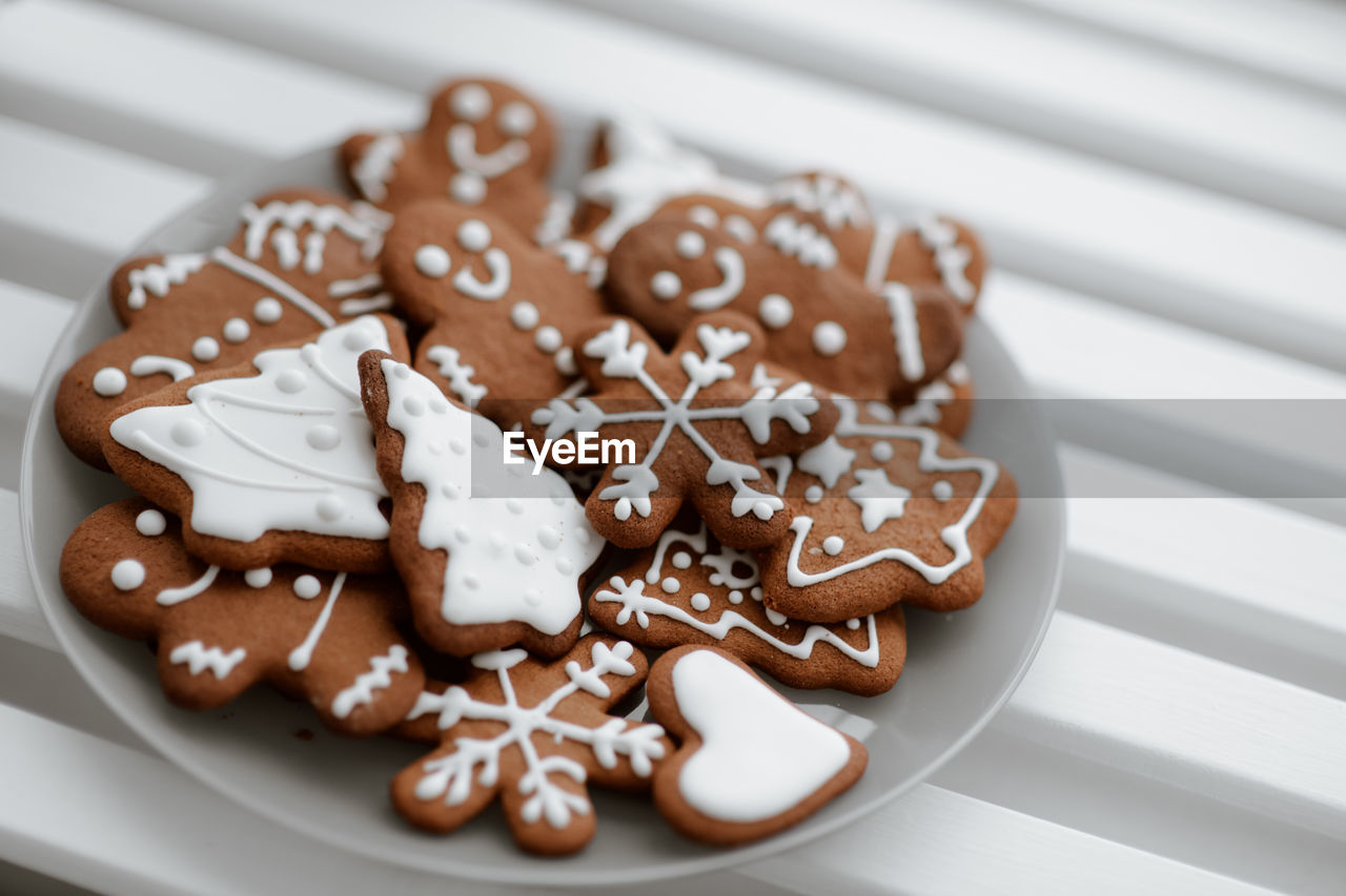 Close-up of cookies