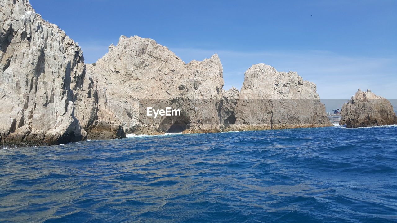 PANORAMIC VIEW OF SEA AGAINST SKY