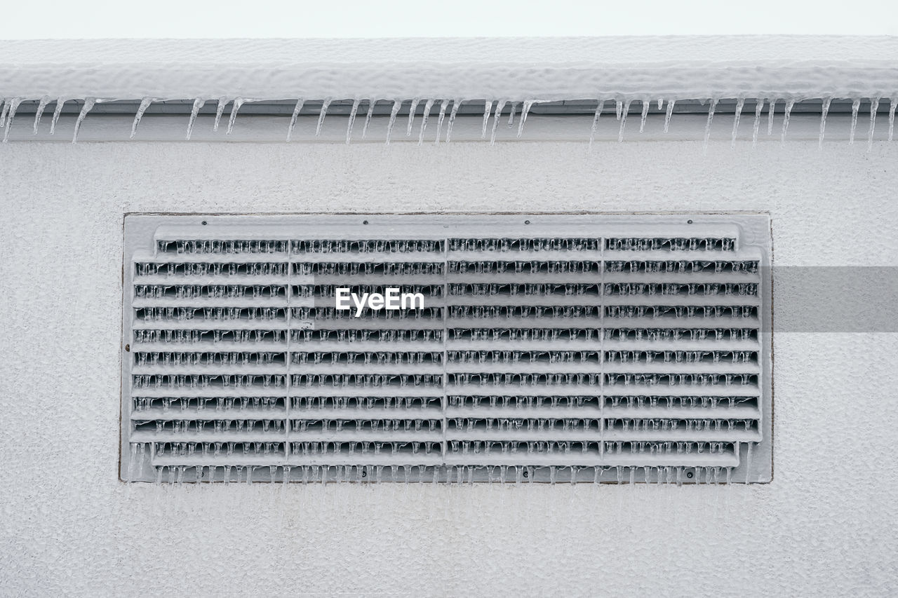 Close-up of window on wall