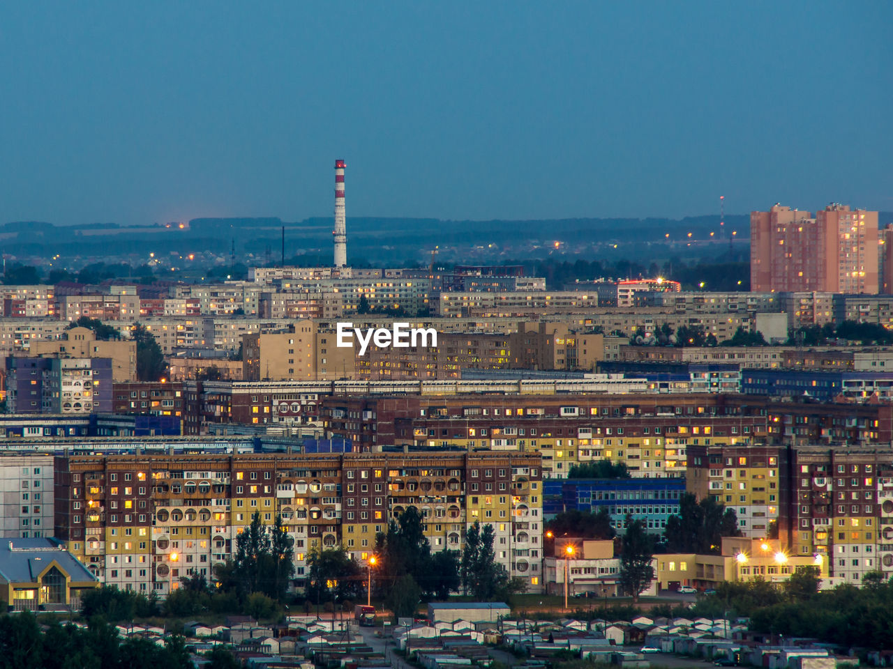 AERIAL VIEW OF A CITY