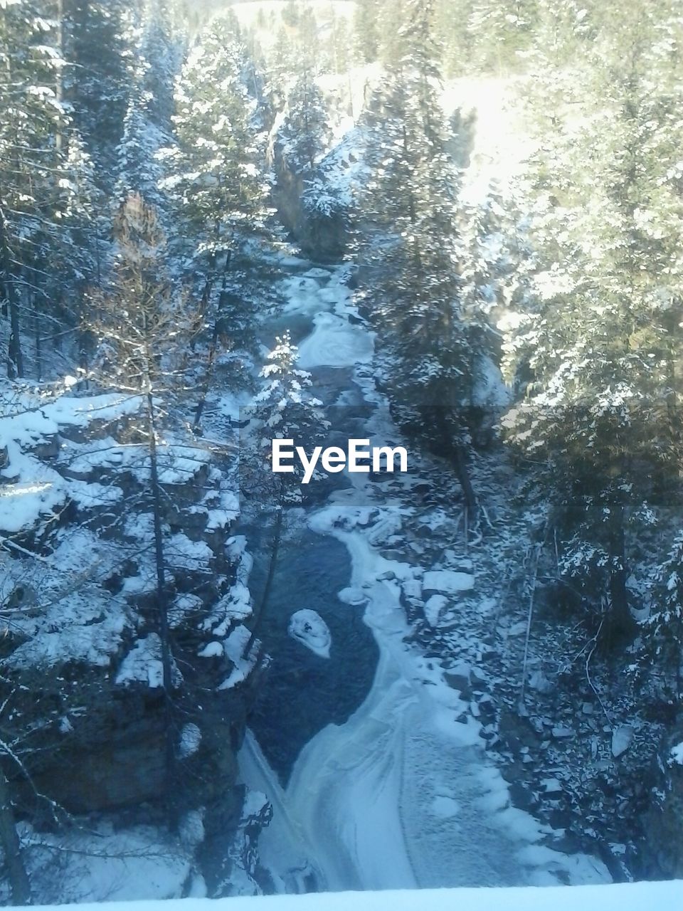 VIEW OF SNOW COVERED WATER