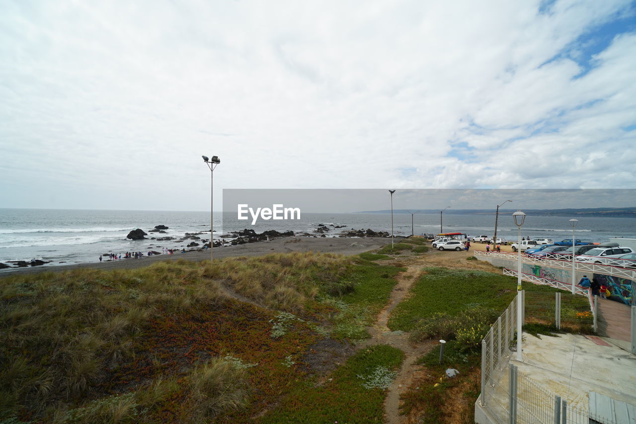 VIEW OF BEACH AGAINST SKY