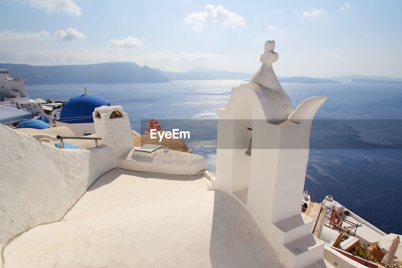 Panoramic view of sea against sky