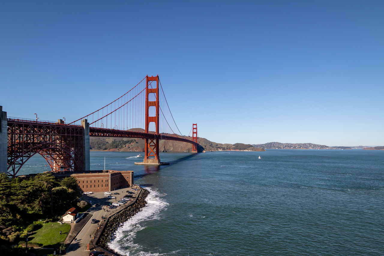 view of suspension bridge