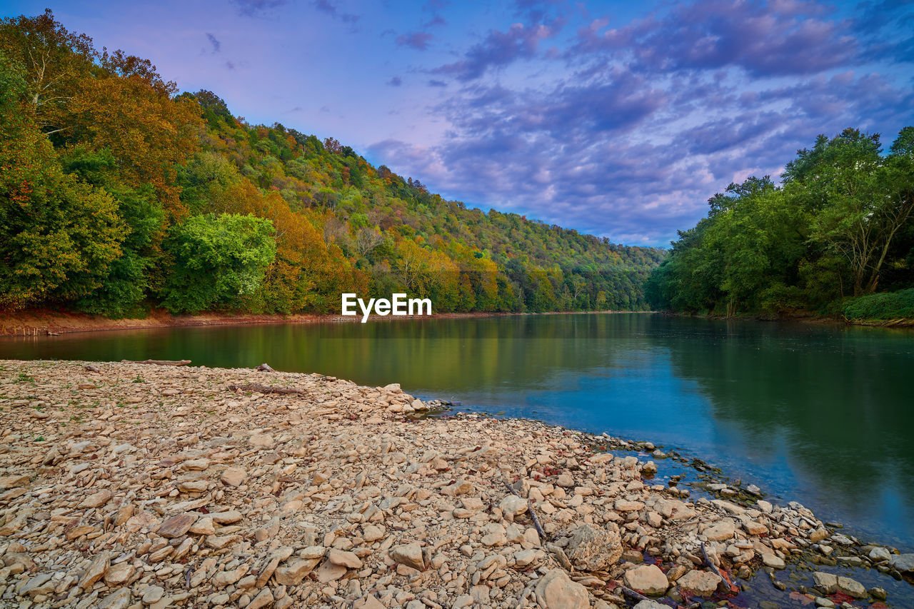 Rock bar along the kentucky river in franklin county.