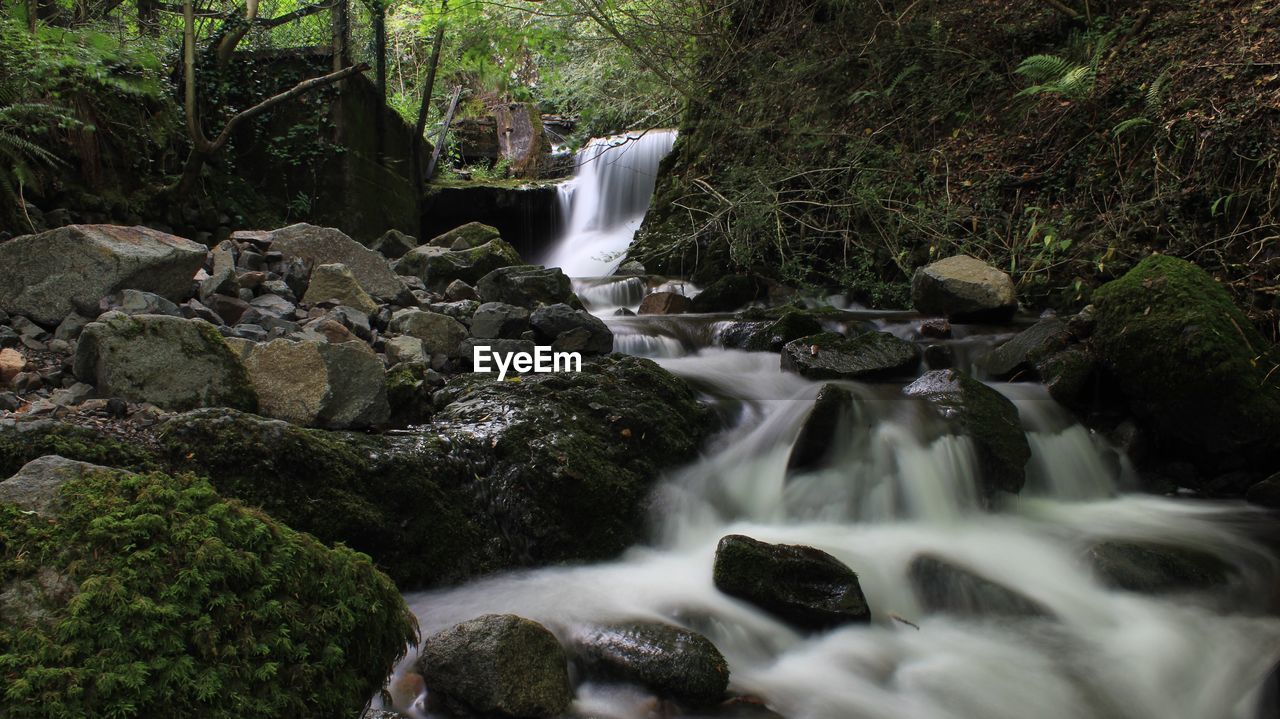 SCENIC VIEW OF WATERFALL