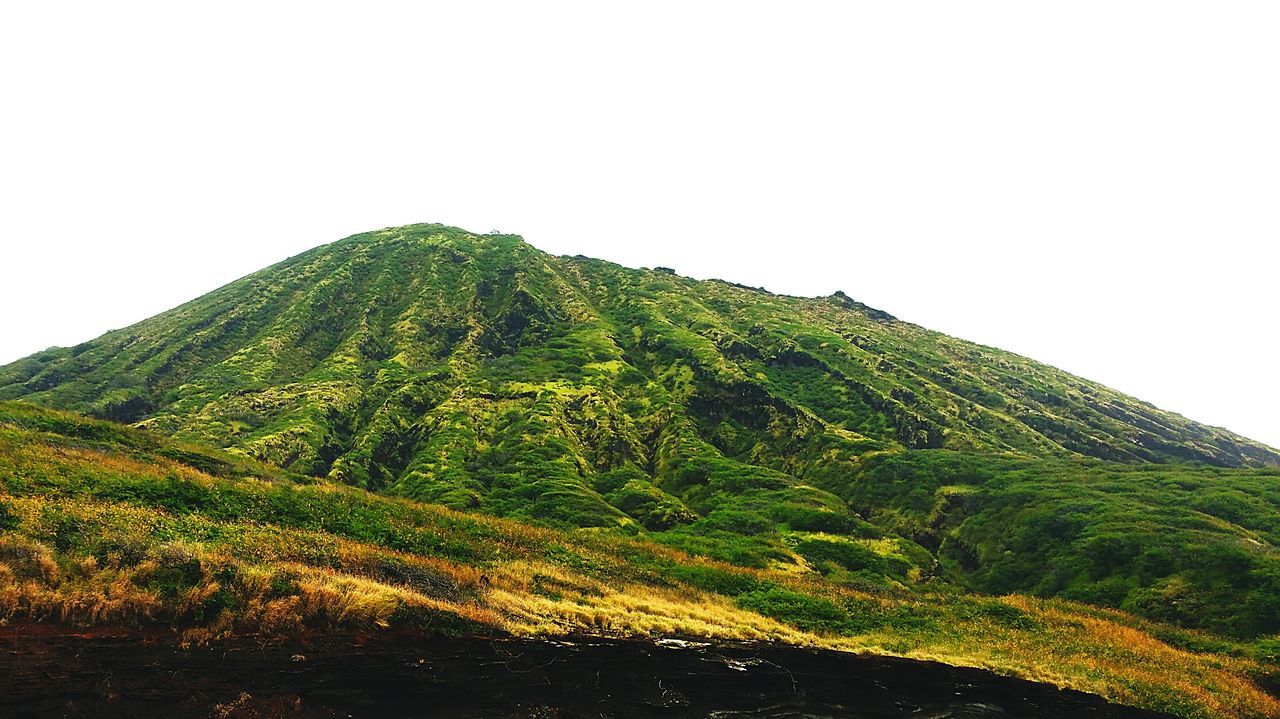 Scenic view of mountain against sky