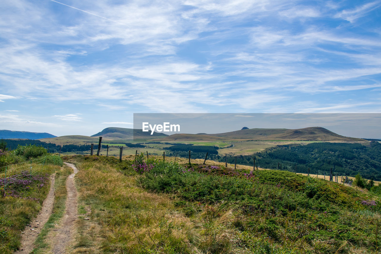 Scenic view of landscape against sky