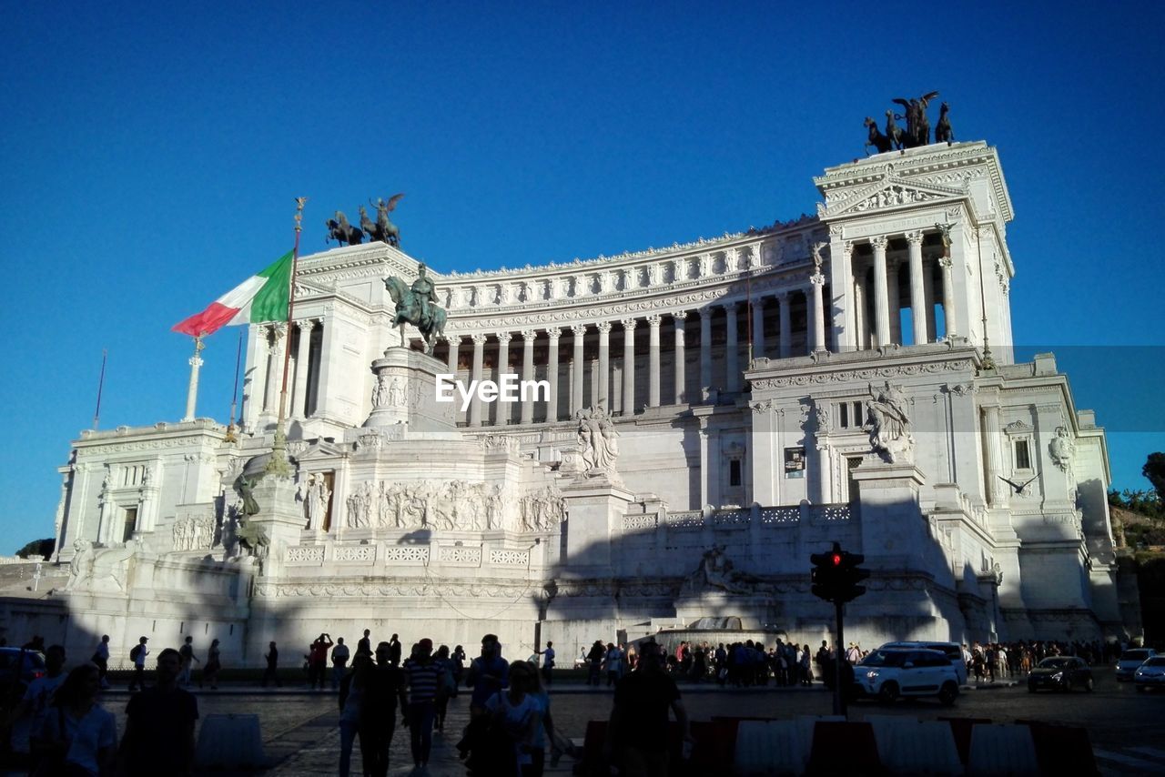 LOW ANGLE VIEW OF HISTORICAL BUILDING