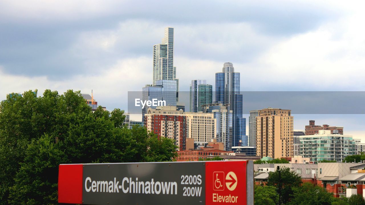 VIEW OF MODERN BUILDINGS AGAINST SKY