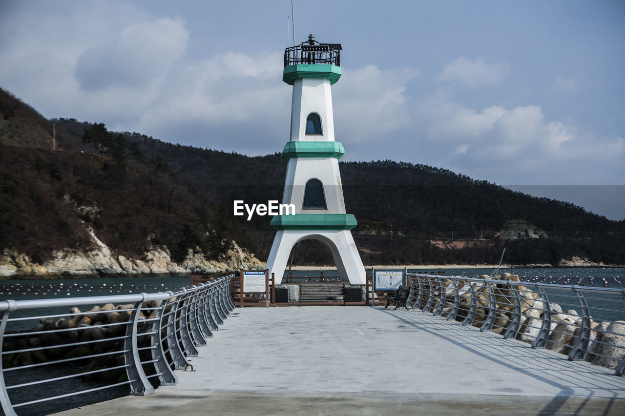 VIEW OF LIGHTHOUSE AGAINST THE SKY